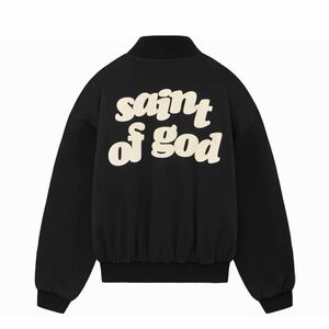 FEAR OF GOD x SAINT Mxxxxxx Saint of God Varsity Jacket